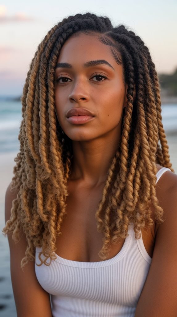 Ombre Barrel Twist Locs