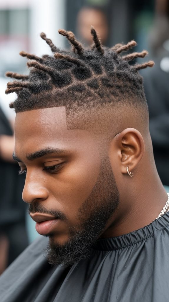 Comb Over with Low Fade