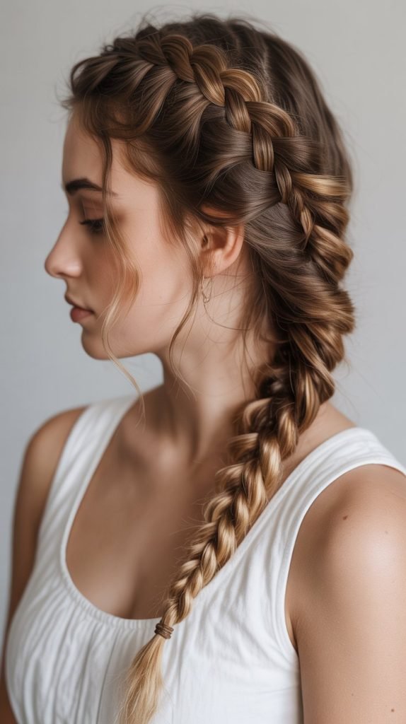  The Cascading Side Braid