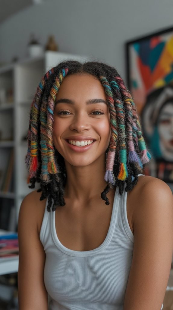 Wrapped Barrel Twist Locs