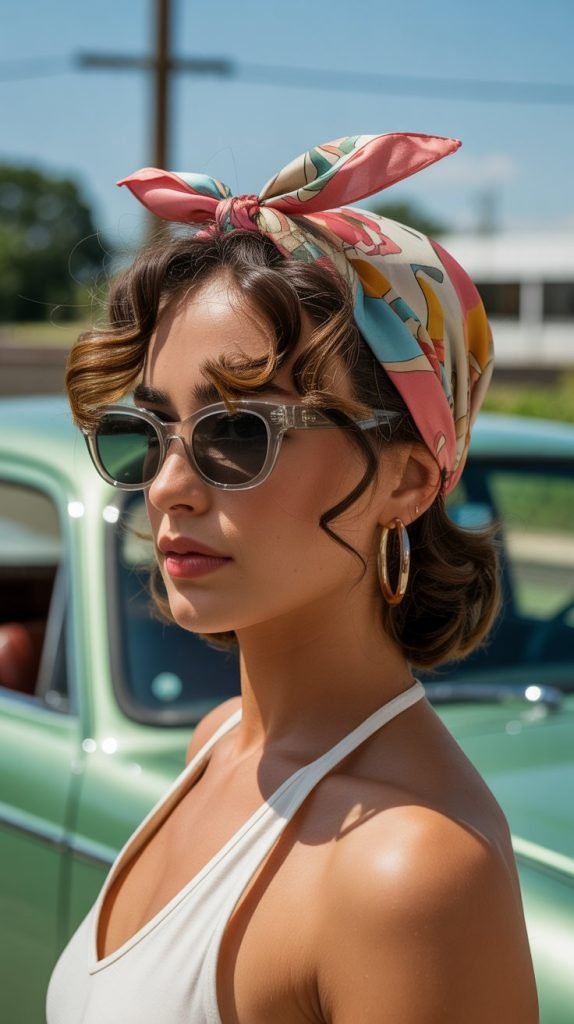  Accessorized with Headscarf