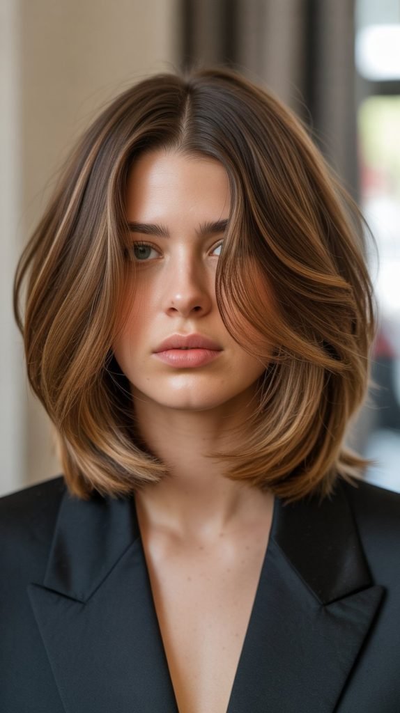 Long Bob with Graduated Layers