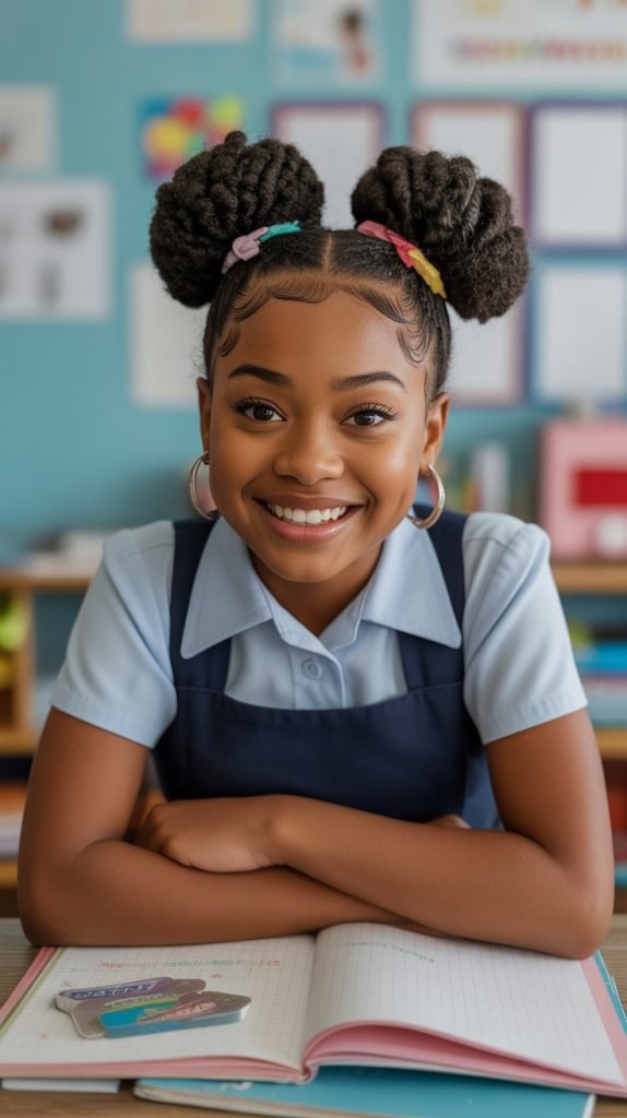  Space Buns with 4C Texture