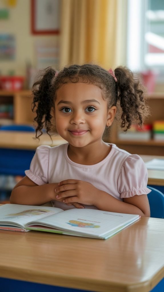 8. Low Curly Pigtails