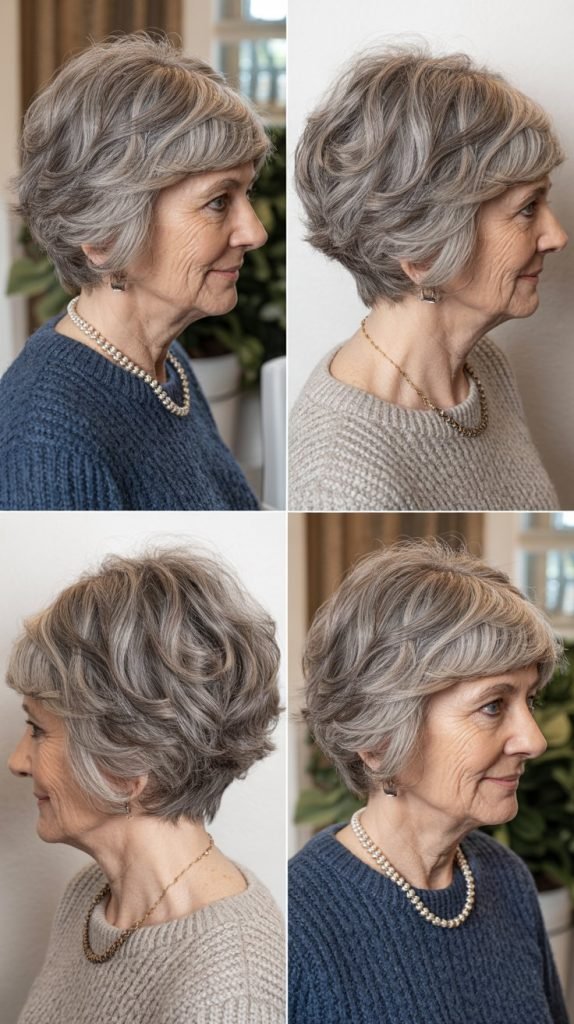 28. Textured Bob with Piece-y Ends