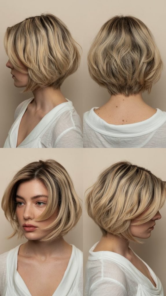 6. Graduated Bob with Stacked Layers