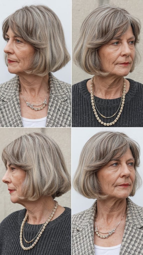 6. Blunt Cut Lob (Long Bob)