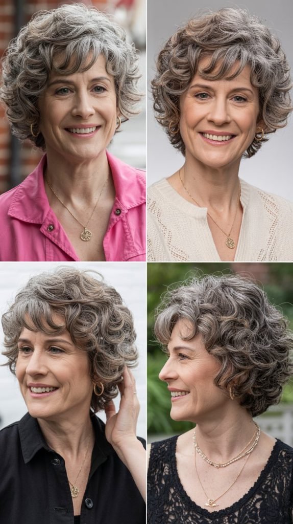 21. Bouncy Layered Curls