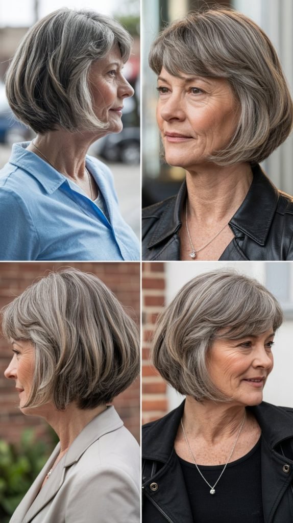 11. Chin-Length Bob with Flipped Ends
