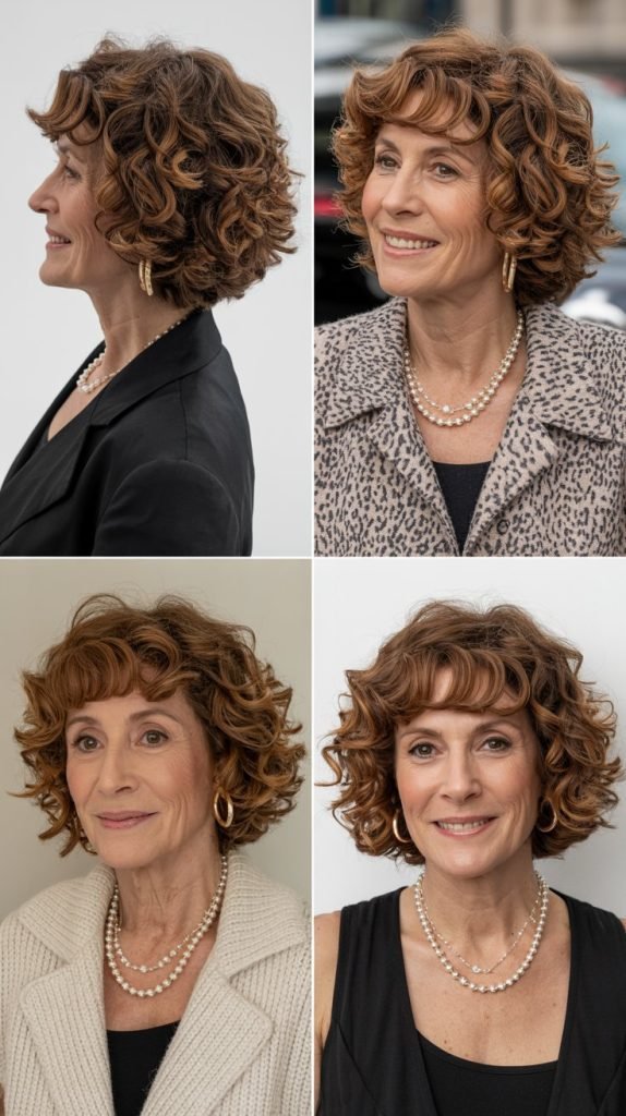 11. Curly Bob with Undercut