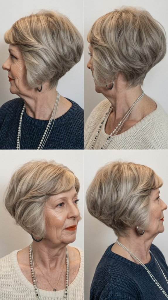 23. Inverted Bob with Stacked Back