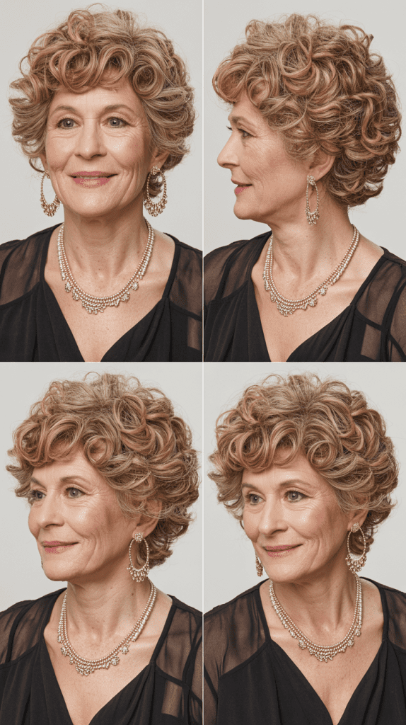 19. Messy Curly Updo