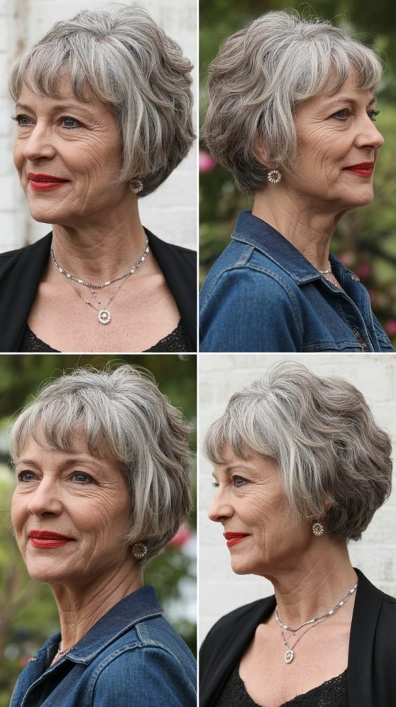 21. The Side Part Bob