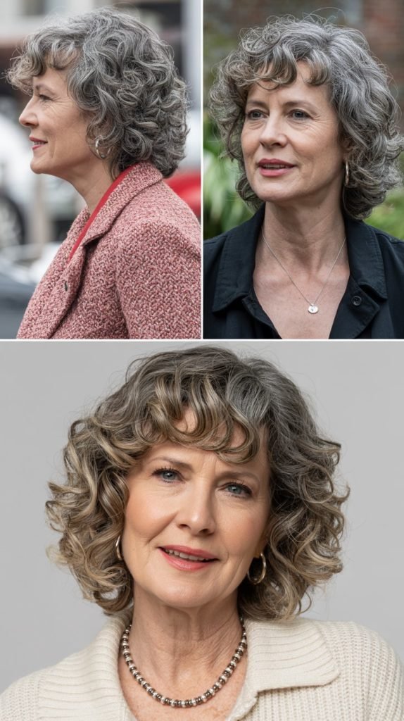 2. Shoulder-Length Curly Shag