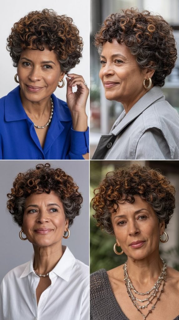 10. Tapered Curly Afro