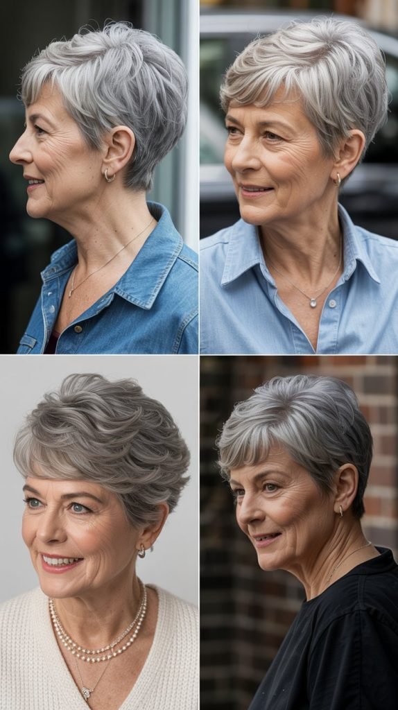 14. Tapered Pixie with Longer Top