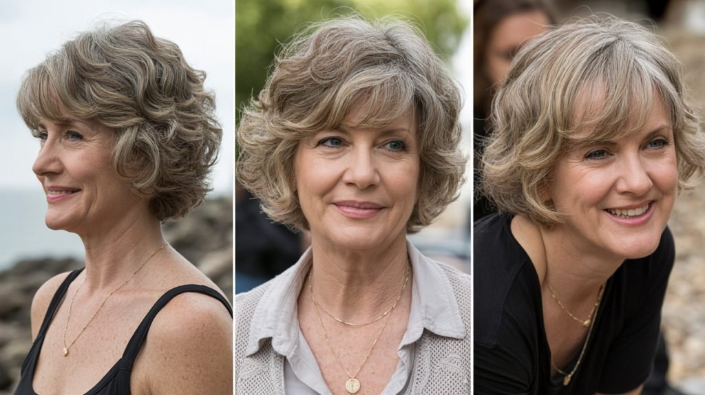 15. Tousled Bob with Beach Waves