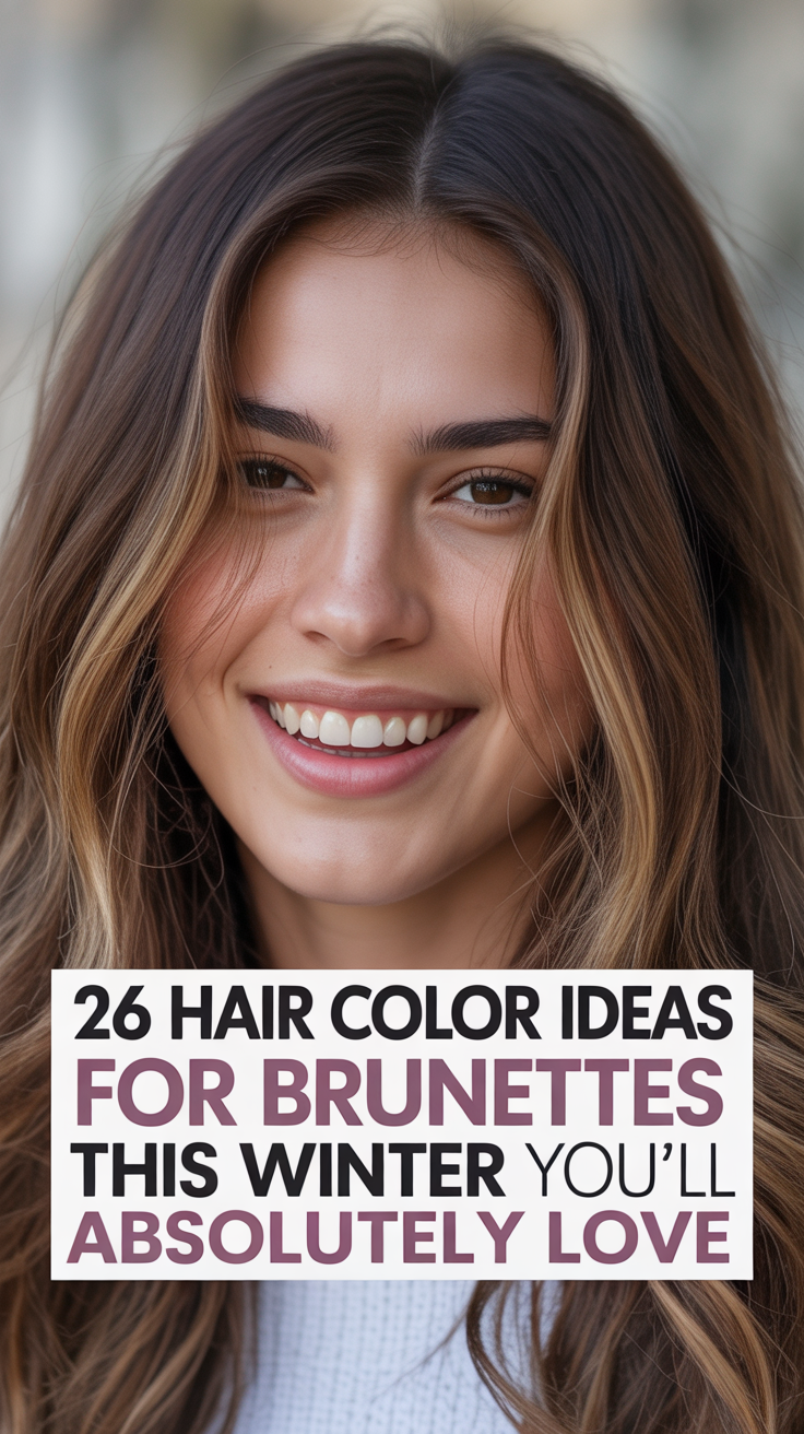 Hair Color Ideas for Brunettes This Winter You'll Absolutely Love