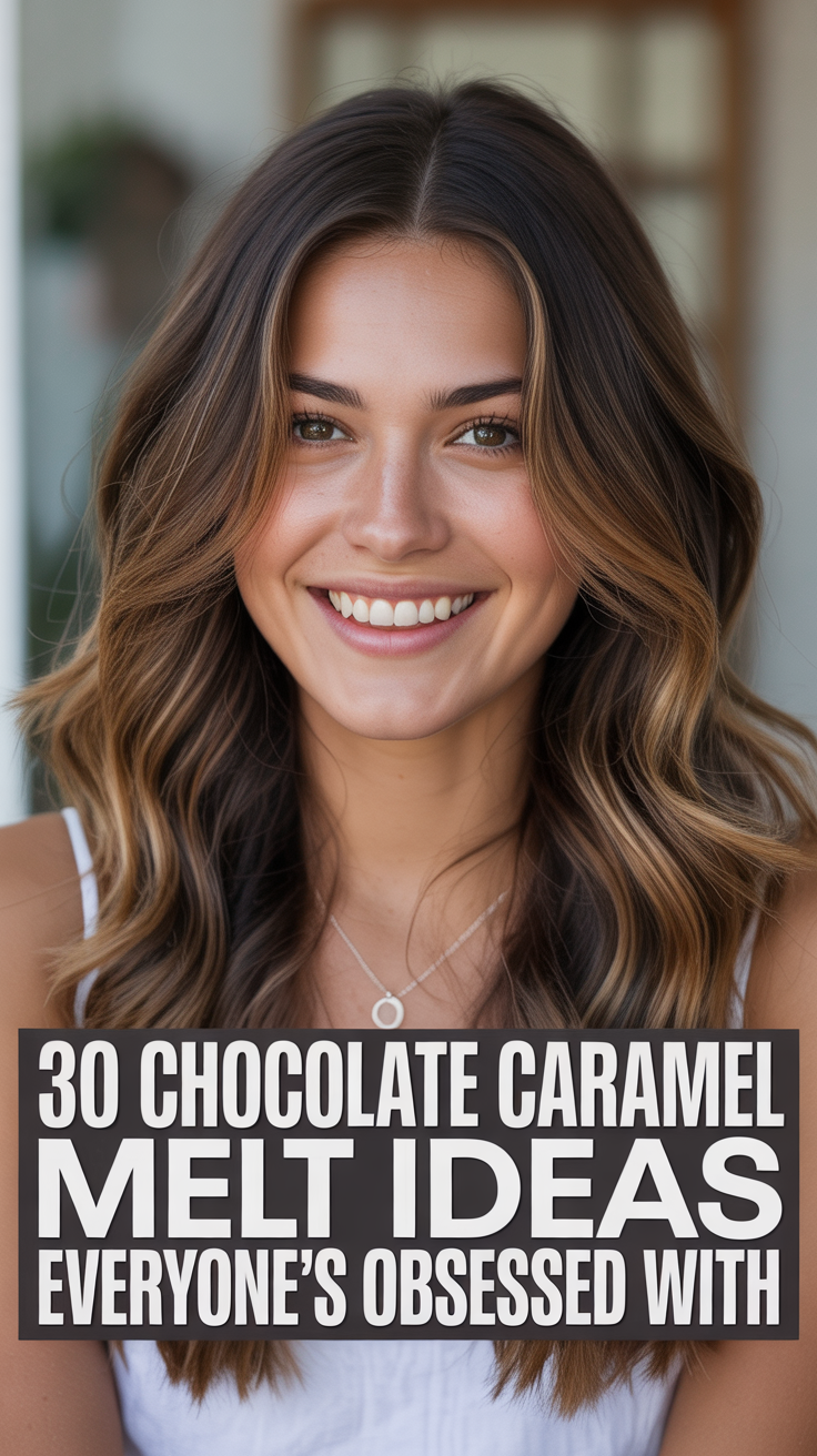 Chocolate Caramel Melt Hair Ideas Everyone's Obsessed With