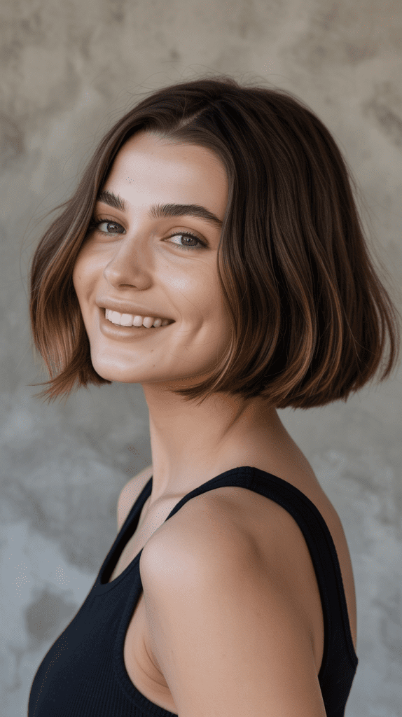 Classic Blunt French Bob