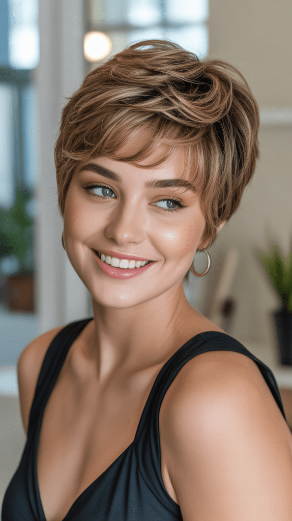 Pixie Wig for Round Faces