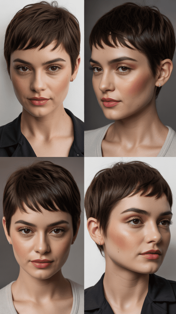 Pixie with Micro Bangs