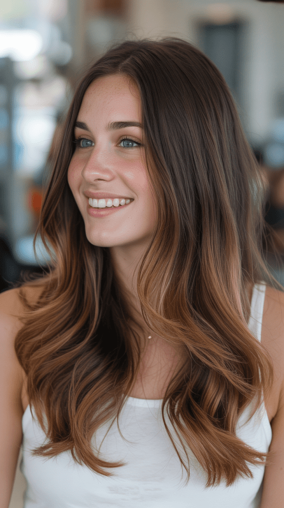 Chocolate Caramel Ombre