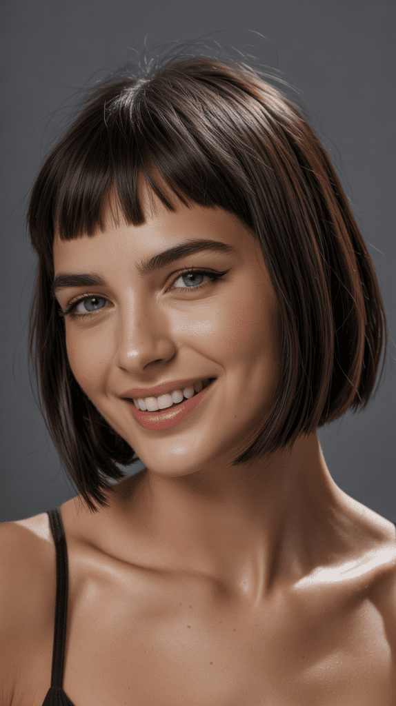 French Bob with Micro Bangs