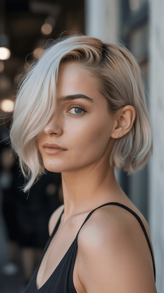 Asymmetrical French Bob