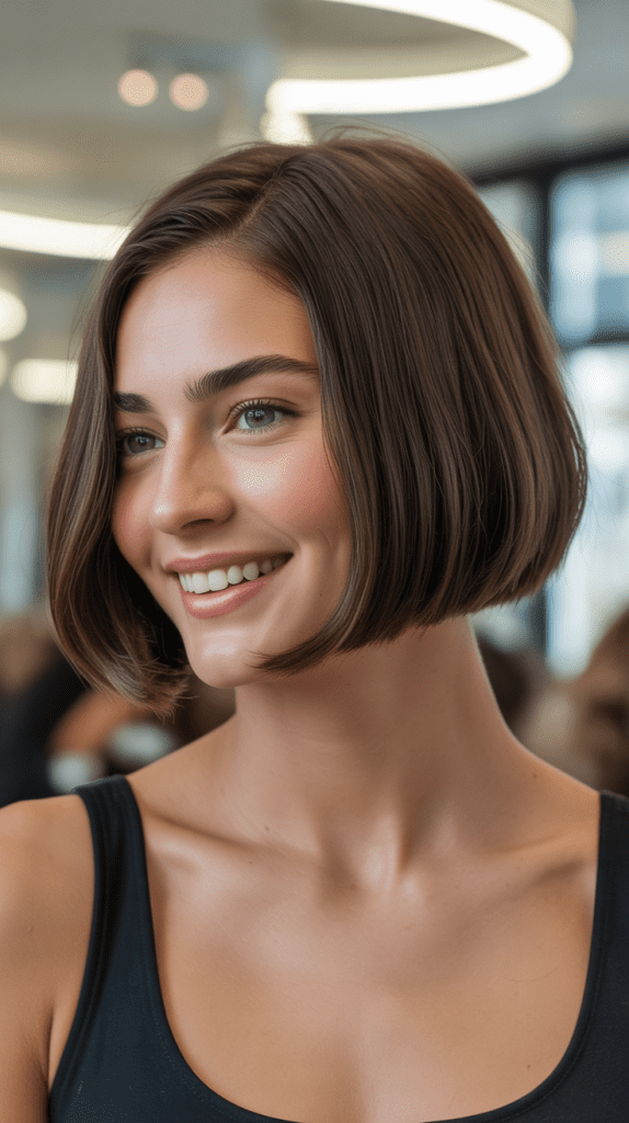 Classic Blunt French Bob