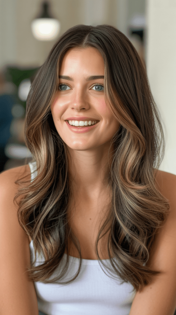 Chocolate Caramel on Fine Hair