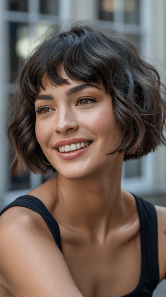 French Bob with Baby Bangs