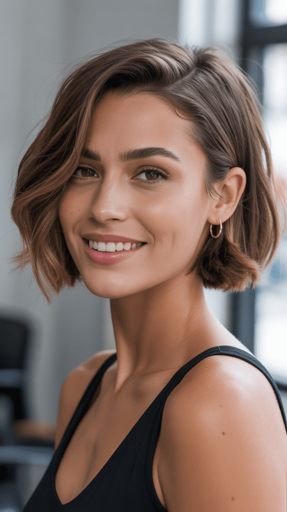 Ear-Length French Bob