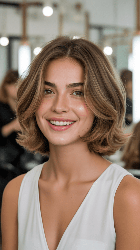 French Bob with Face-Framing Layers