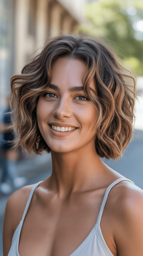  Wavy Messy French Bob