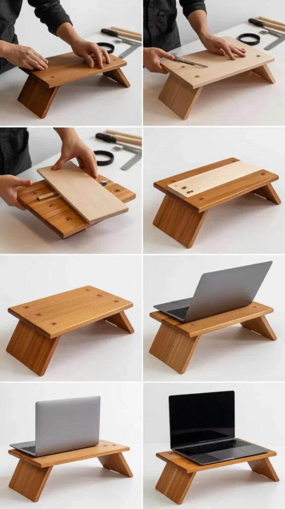 Wooden Monitor Stands