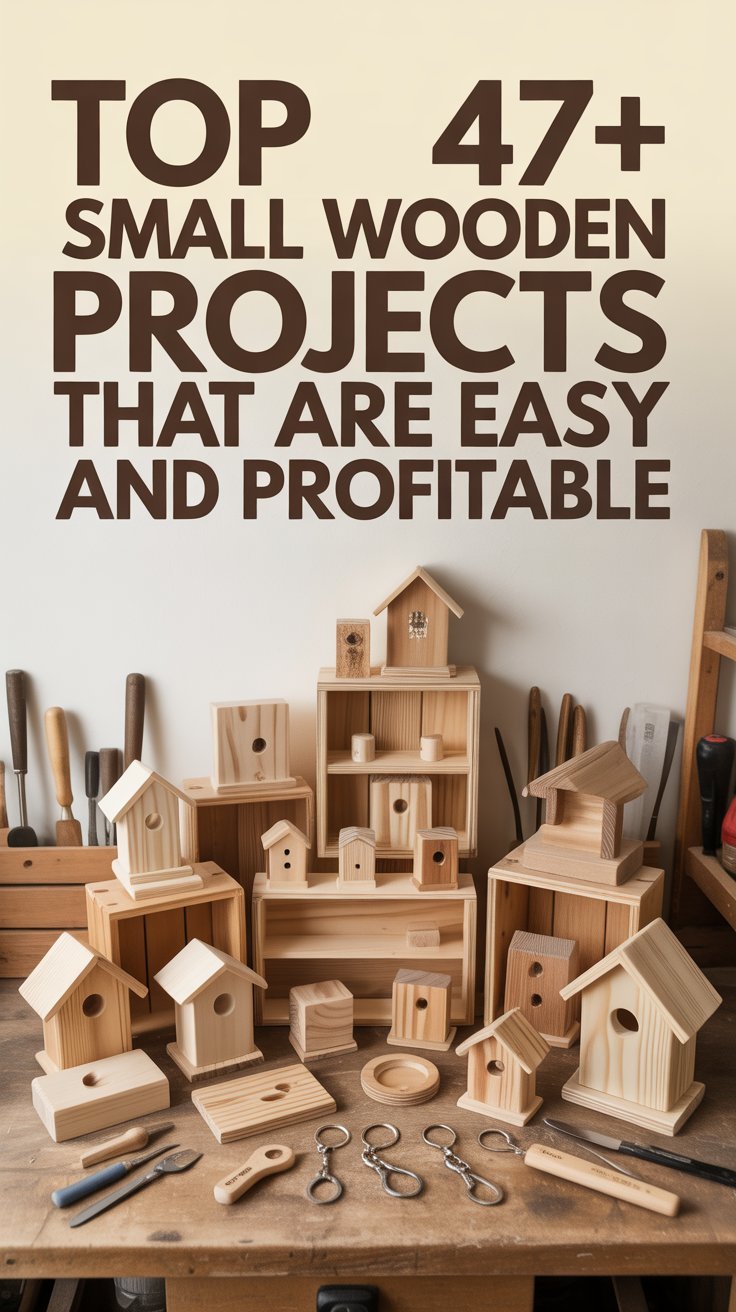Top 47+ Small Wooden Projects That Are Easy and Profitable