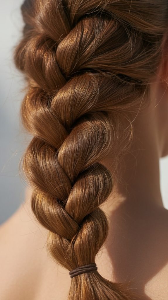 11. The Rope Braid Ponytail