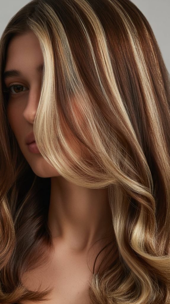 29. Champagne Brunette Balayage
