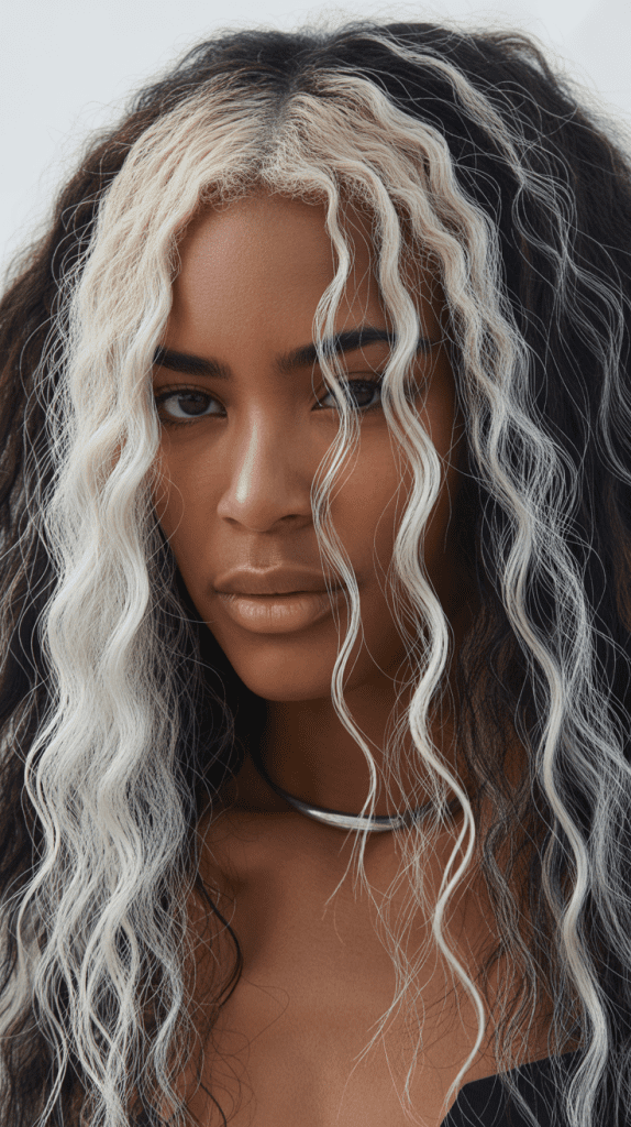 Icy Blonde Highlights