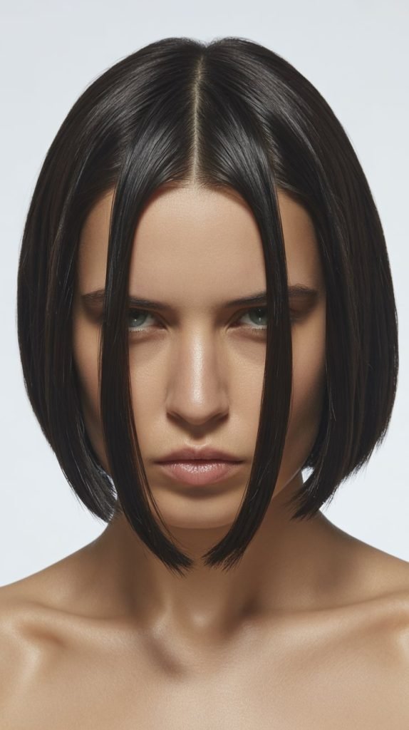 3. Blunt Cut Long Bob