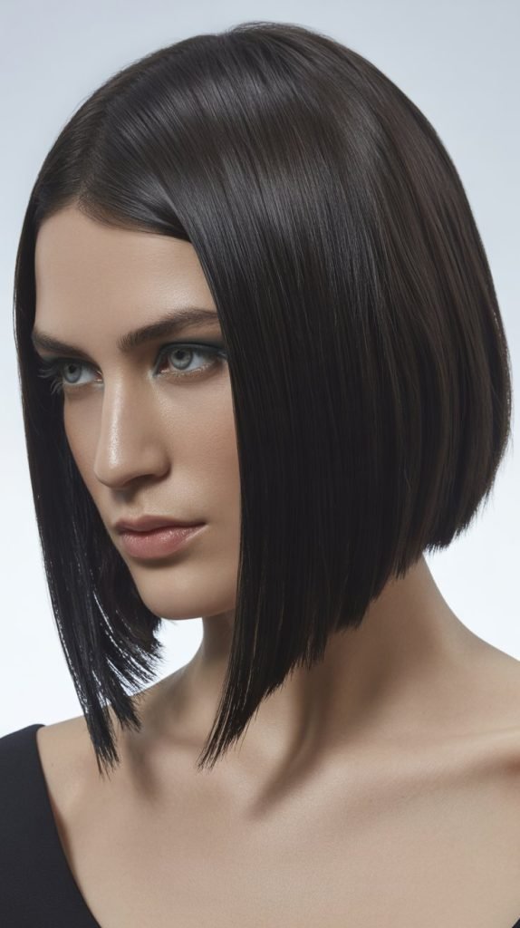 9. Asymmetrical Long Bob