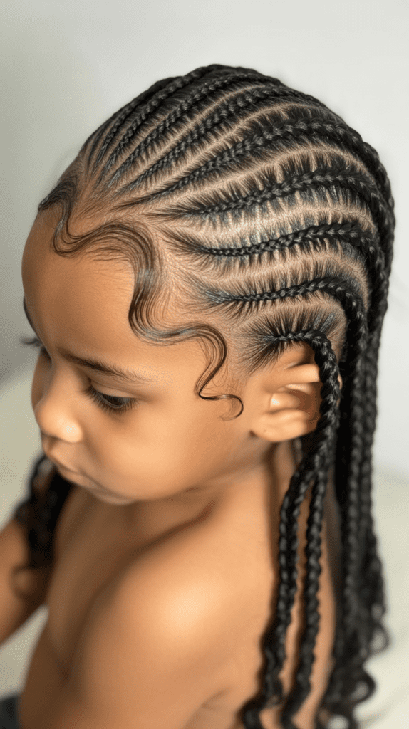 Wavy Cornrow Pattern