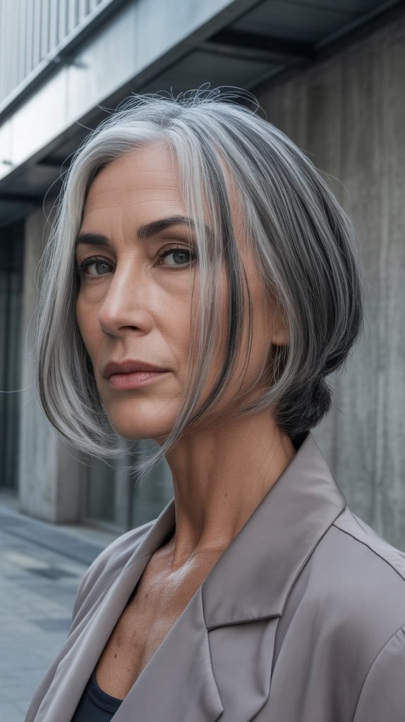 49. Concrete Gray with Silver Veining