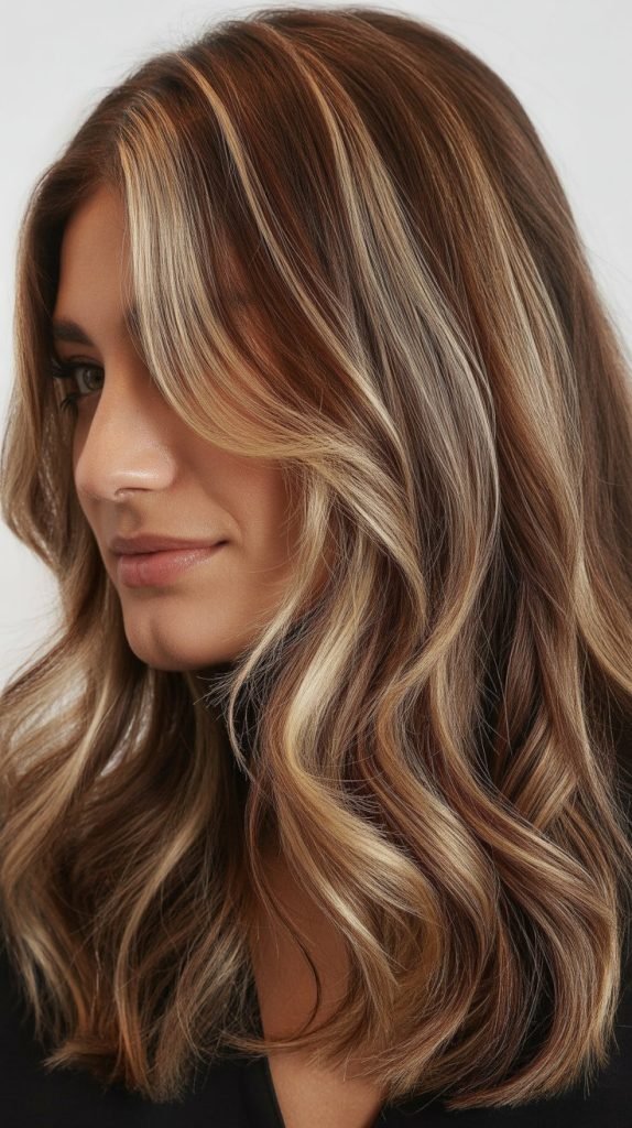 24. Chunky Highlights with Brown Babylights