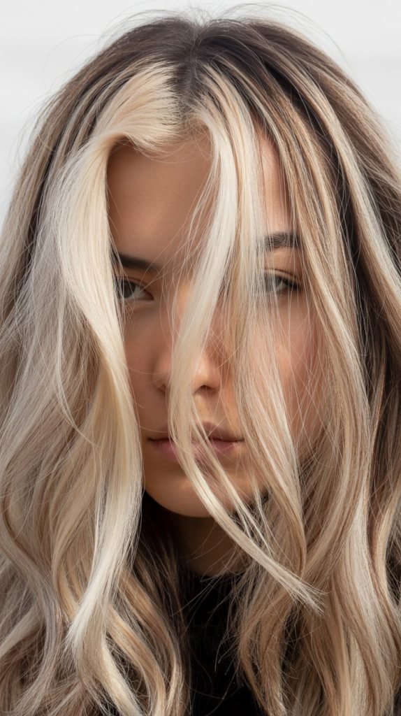 Bright Blonde Money Pieces