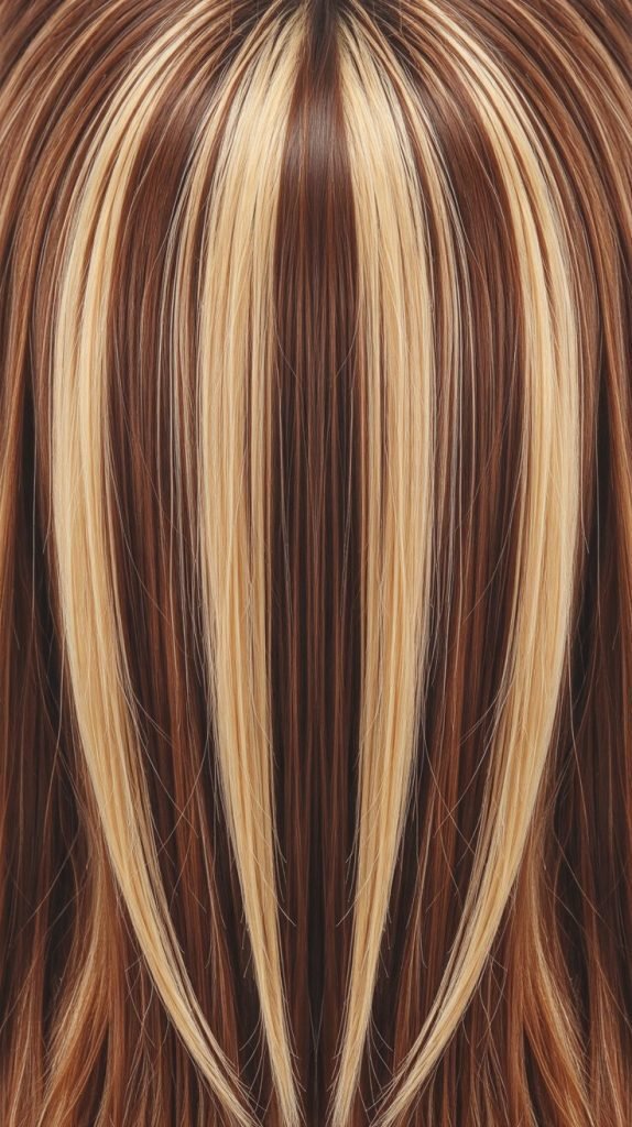 6. Chunky Blonde Streaks