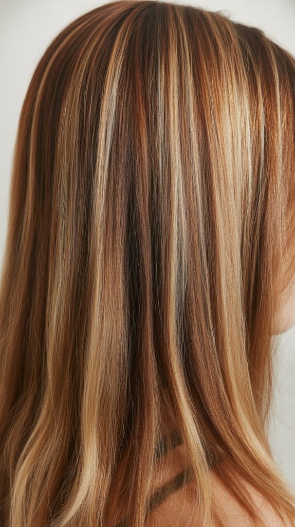 27. Blonde Highlights with Feathered Edges