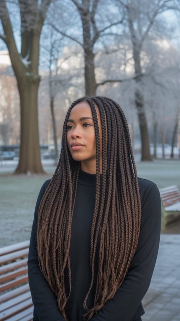 4. Medium Box Braids