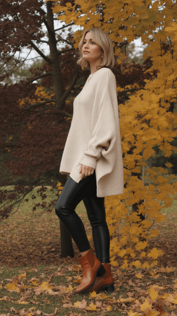 Oversized Sweater with Leggings